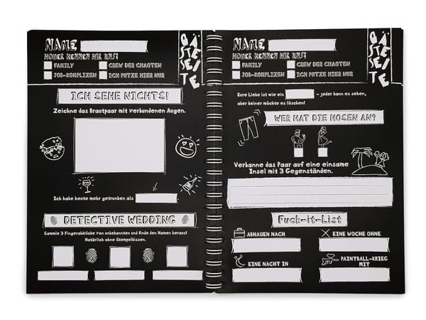 Produktbild: Familiawedding DAS Crazy G&auml;stebuch zur Hochzeit