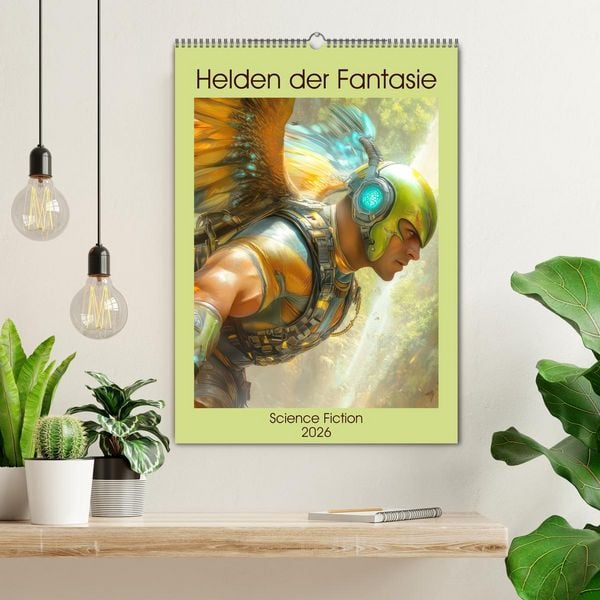 Produktbild: Helden der Fantasie Science-Fiction (Wandkalender 2026 DIN A2 hoch), CALVENDO Monatskalender