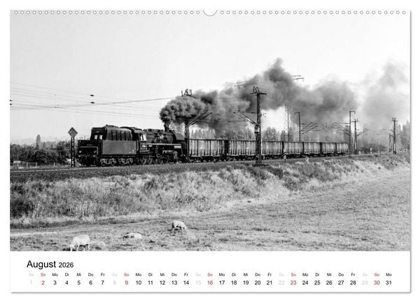 Produktbild: Dampfloks in der DDR (hochwertiger Premium Wandkalender 2026 DIN A2 quer), Kunstdruck in Hochglanz
