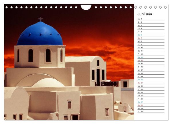 Produktbild: Traumziele in Europa (Wandkalender 2026 DIN A4 quer), CALVENDO Monatskalender