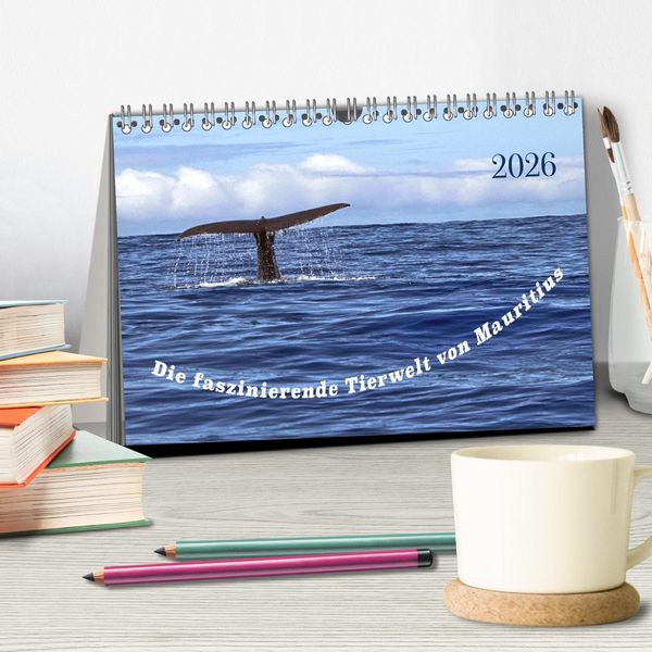 Produktbild: Faszinierende Tierwelt von Mauritius - Magische Momente der Natur (Tischkalender 2026 DIN A5 quer), CALVENDO Monatskalender