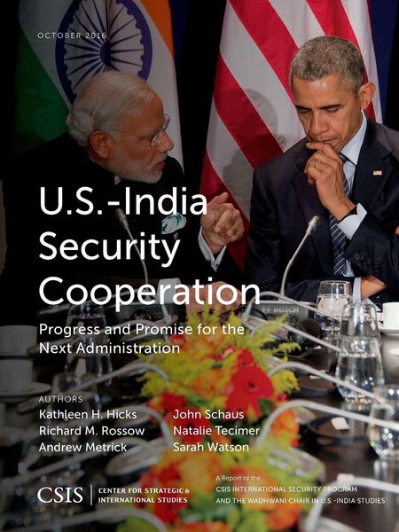 Produktbild: U.S.-India Security Cooperation