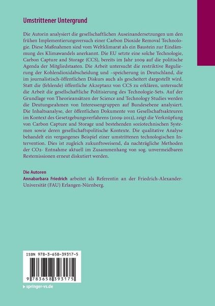 Produktbild: Umstrittener Untergrund