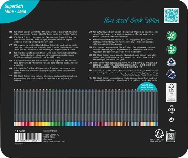 Produktbild: Buntstifte Black Edition 100er