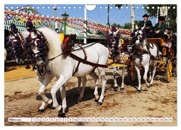 Produktbild: Feria de Abril (Wandkalender 2026 DIN A4 quer), CALVENDO Monatskalender