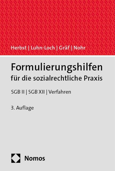 Produktbild: Formulierungshilfen f&uuml;r die sozialrechtliche Praxis