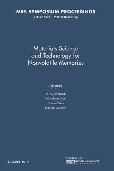 Produktbild: Materials Science and Technology for Nonvolatile Memories