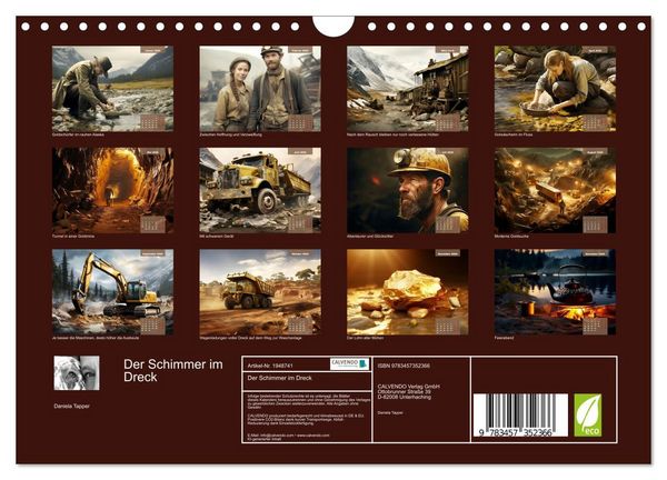 Produktbild: Der Schimmer im Dreck (Wandkalender 2026 DIN A4 quer), CALVENDO Monatskalender
