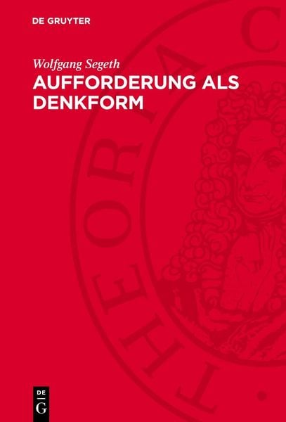 Produktbild: Aufforderung als Denkform