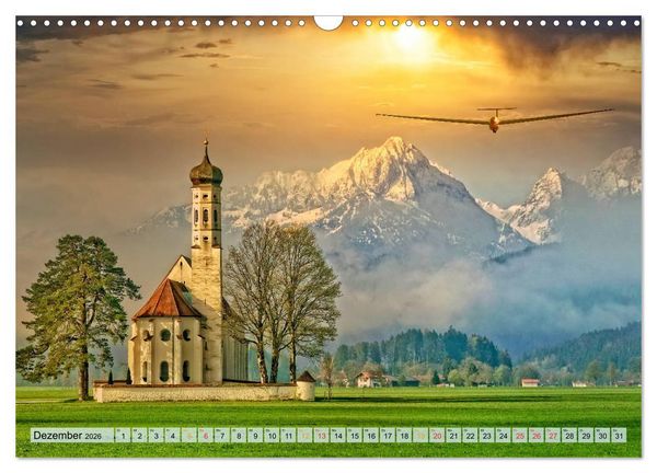 Produktbild: Segelflug, ein St&uuml;ck Freiheit (Wandkalender 2026 DIN A3 quer), CALVENDO Monatskalender