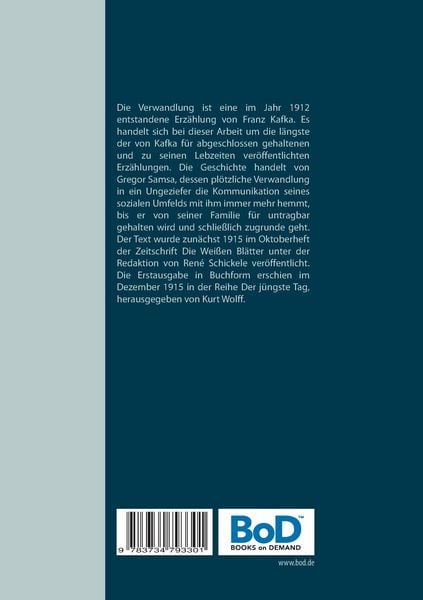 Produktbild: Die Verwandlung