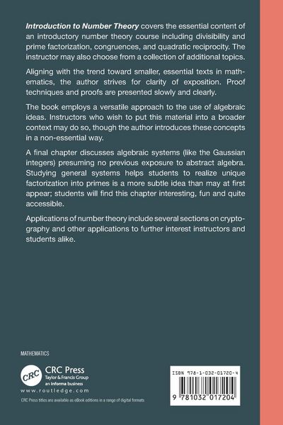 Produktbild: Introduction to Number Theory