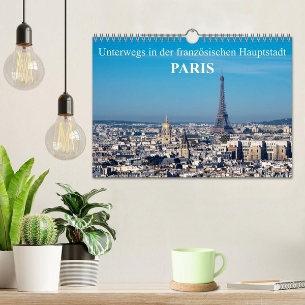 Produktbild: Unterwegs in der franz&ouml;sischen Hauptstadt Paris (Wandkalender 2026 DIN A4 quer), CALVENDO Monatskalender
