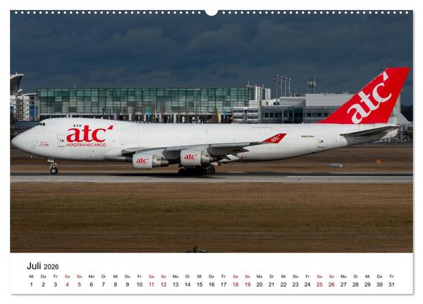 Produktbild: Flieger von Boeing (Wandkalender 2026 DIN A2 quer), CALVENDO Monatskalender