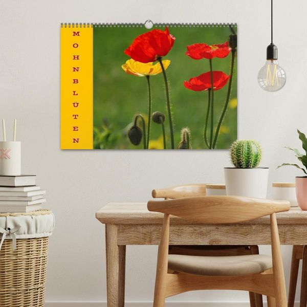 Produktbild: MOHNBL&Uuml;TEN (Wandkalender 2026 DIN A3 quer), CALVENDO Monatskalender