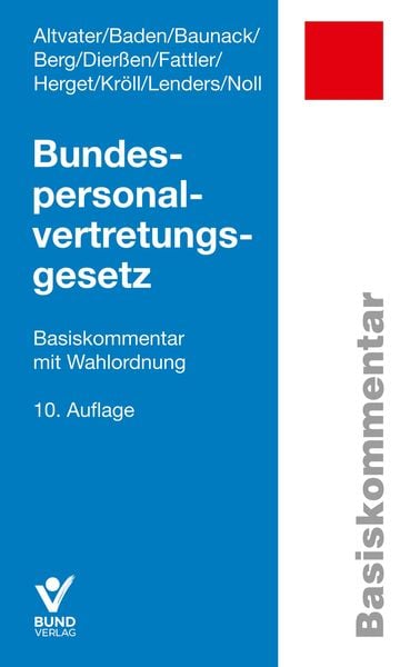 Produktbild: Bundespersonalvertretungsgesetz