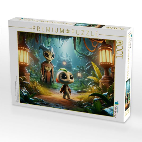 Produktbild: CALVENDO Puzzle Zippo und das Geheimnis des Dschungeltempels | 1000 Teile Lege-Gr&ouml;&szlig;e 64x48cm Foto-Puzzle f&uuml;r gl&uuml;ckliche Stunden