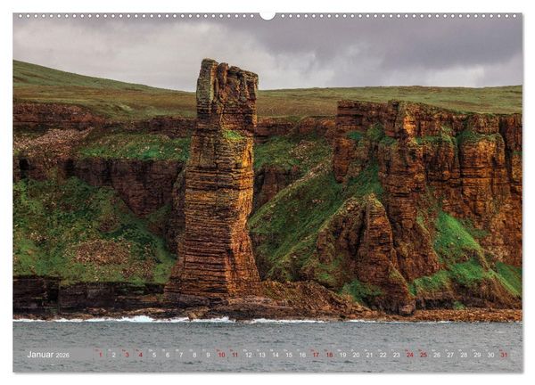 Produktbild: Orkney, Inselwelten aus Licht und Legenden. (Wandkalender 2026 DIN A2 quer), CALVENDO Monatskalender