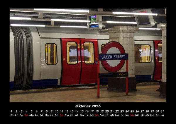 Produktbild: London 2026 Fotokalender DIN A3