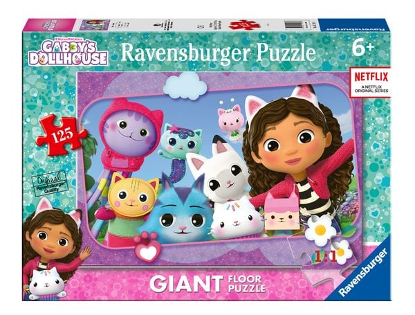 Produktbild: Kinderpuzzle 125 Teile - Gabby's Dollhouse - Katzenfreunde