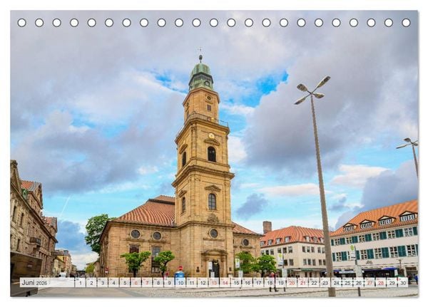 Produktbild: Erlangen Impressionen (Tischkalender 2026 DIN A5 quer), CALVENDO Monatskalender