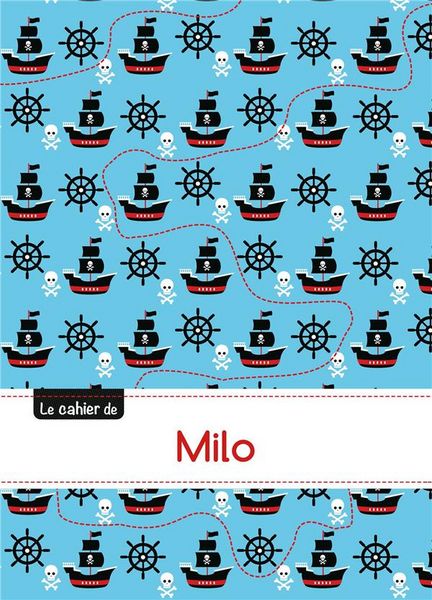 Produktbild: Cahier milo seyes,96p,a5 pirates