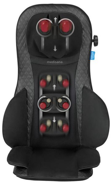 Produktbild: Medisana MCG 820 Komfort Shiatsu- Massagesitzauflage Massageger&auml;t 60W Schwarz