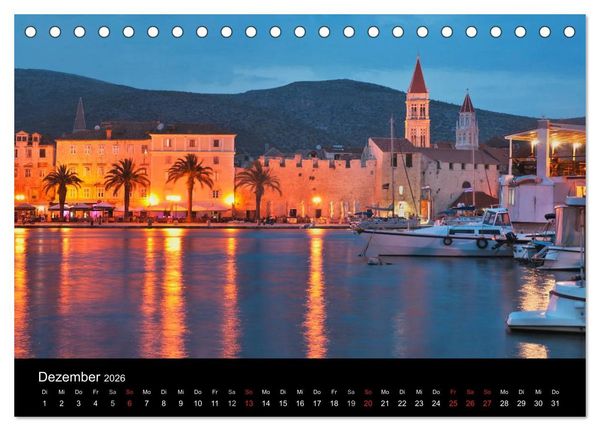 Produktbild: Gr&uuml;&szlig;e aus Kroatien (Tischkalender 2026 DIN A5 quer), CALVENDO Monatskalender