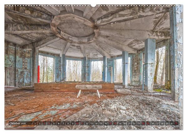 Produktbild: Tschernobyl - Die Sperrzone um das Atomkraftwerk (Wandkalender 2026 DIN A2 quer), CALVENDO Monatskalender