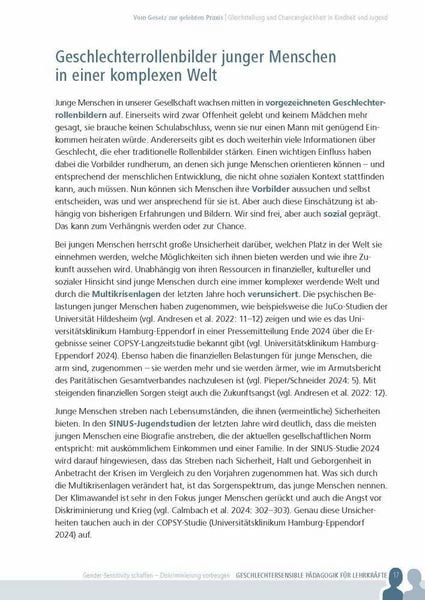 Produktbild: Geschlechtersensible P&auml;dagogik f&uuml;r Lehrkr&auml;fte