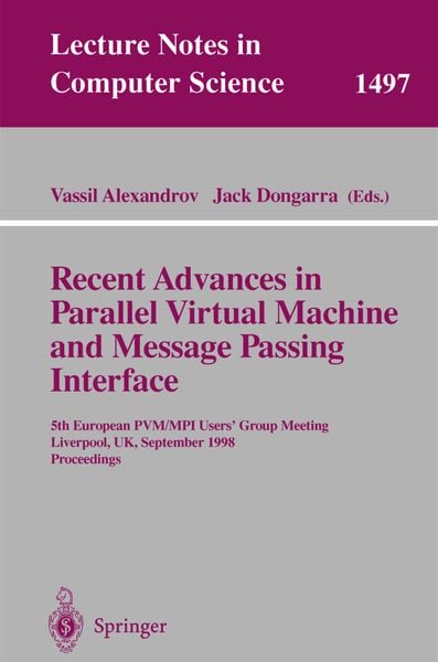 Produktbild: Recent Advances in Parallel Virtual Machine and Message Passing Interface