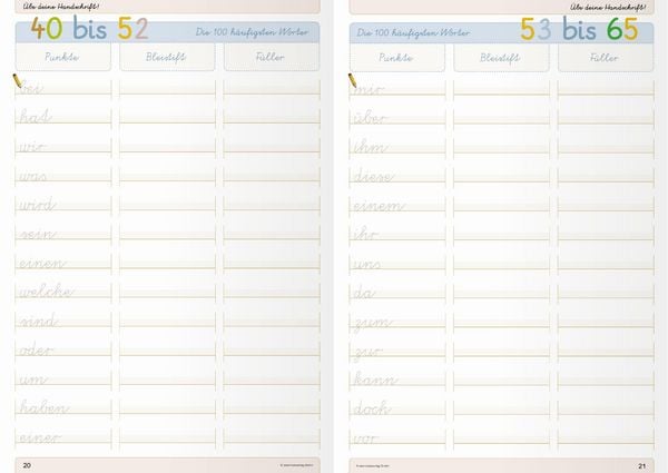 Produktbild: Ich kann die Schreibschrift + &Uuml;bungsheft zu den Buchstabenverbindungen - Vereinfachte Ausgangsschrift - 2 Hefte