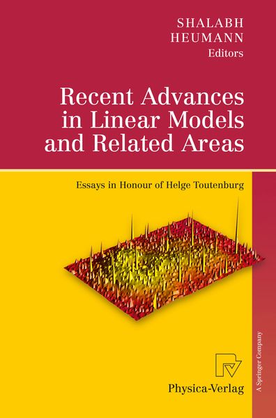 Produktbild: Recent Advances in Linear Models and Related Areas