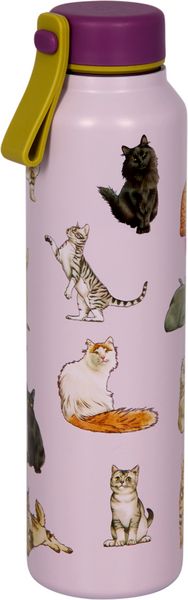 Produktbild: Isolierflasche Katzen - I love cats (cats & dogs), ca. 0,5 l