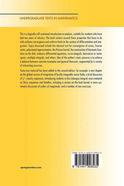 Produktbild: Undergraduate Analysis