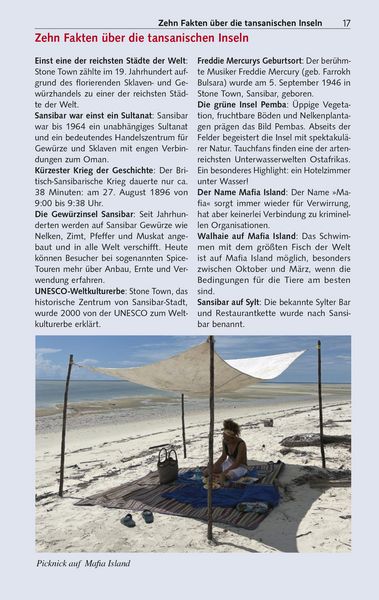 Produktbild: TRESCHER Reisef&uuml;hrer Sansibar