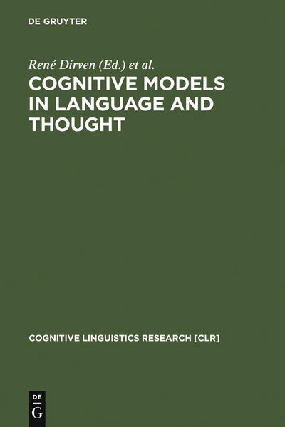 Produktbild: Cognitive Models in Language and Thought