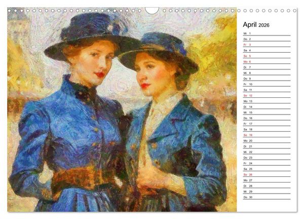 Produktbild: Fr&uuml;her Impressionismus (Wandkalender 2026 DIN A3 quer), CALVENDO Monatskalender