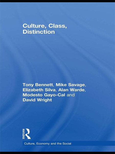 Produktbild: Culture, Class, Distinction