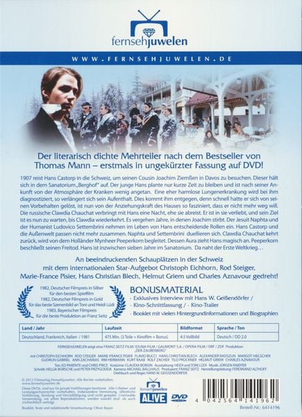 Produktbild: Der Zauberberg [4 DVDs]