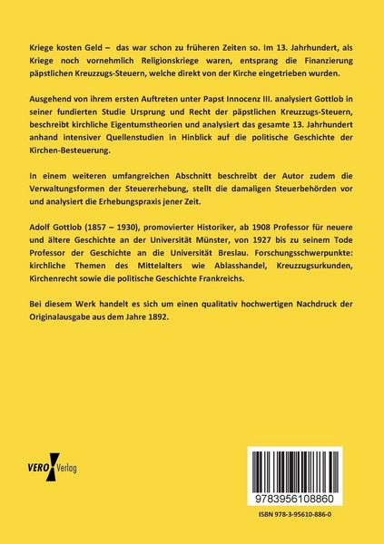 Produktbild: Die p&auml;pstlichen Kreuzzugs-Steuern des 13. Jahrhunderts