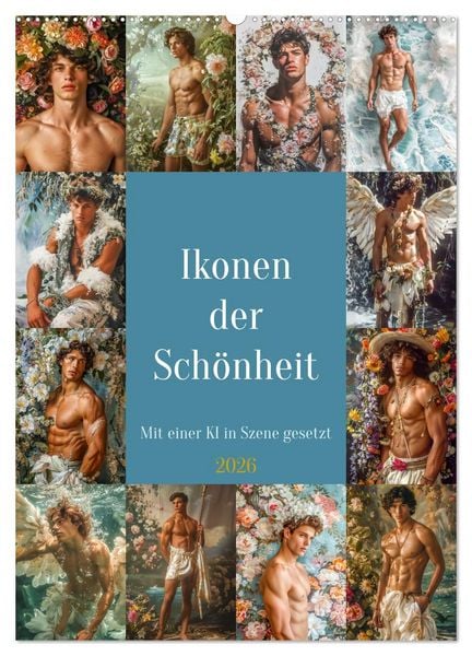 Produktbild: Ikonen der Sch&ouml;nheit (Wandkalender 2026 DIN A2 hoch), CALVENDO Monatskalender