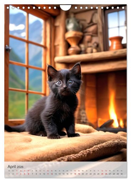 Produktbild: Katzenkinder (Wandkalender 2026 DIN A4 hoch), CALVENDO Monatskalender
