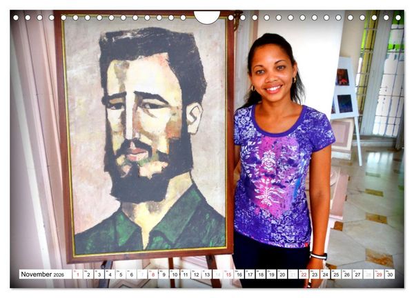 Produktbild: VIVA FIDEL 2026 (Wandkalender 2026 DIN A4 quer), CALVENDO Monatskalender