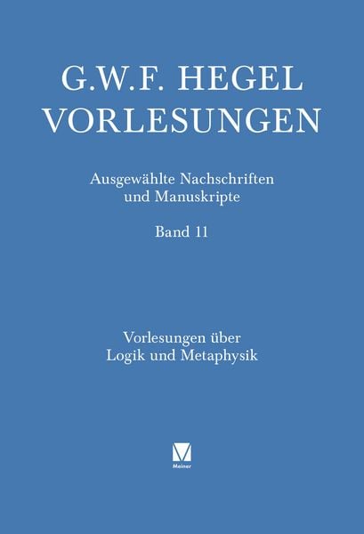 Produktbild: Vorlesungen &uuml;ber die Logik und Metaphysik