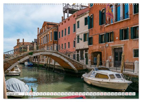 Produktbild: Venedig. Lagunenstadt in Italien (hochwertiger Premium Wandkalender 2026 DIN A2 quer), Kunstdruck in Hochglanz