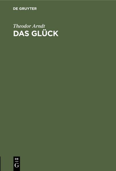 Produktbild: Das Gl&uuml;ck