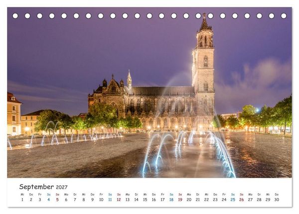 Produktbild: Typisch Magdeburg (Tischkalender 2027 DIN A5 quer), CALVENDO Monatskalender