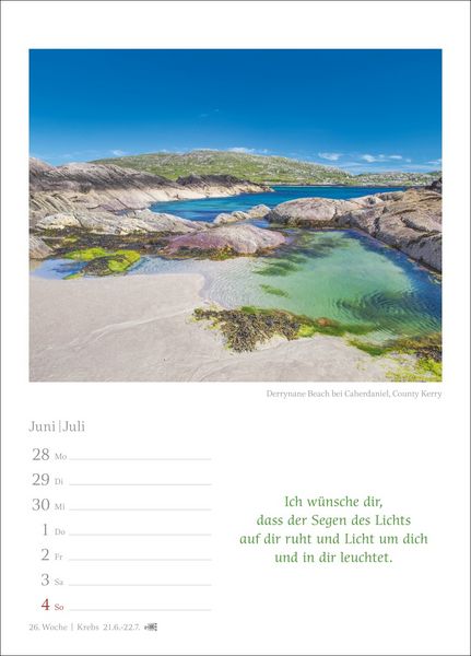 Produktbild: Irische Segensw&uuml;nsche Wochenkalender 2027 - mit Zitaten