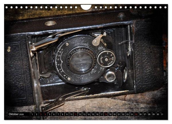 Produktbild: Historische Fotoapparate (Wandkalender 2026 DIN A4 quer), CALVENDO Monatskalender